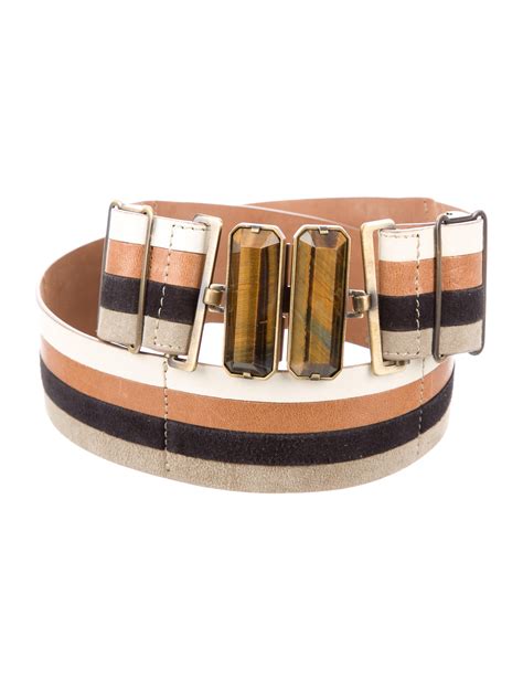 Fendi Stripes Belt 